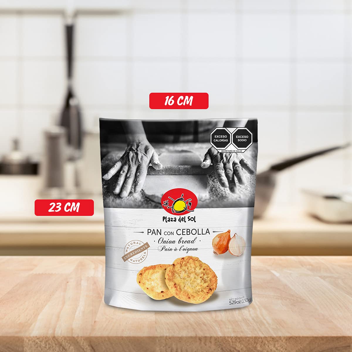 Plaza del Sol Toast Bread with Onions – 150 g