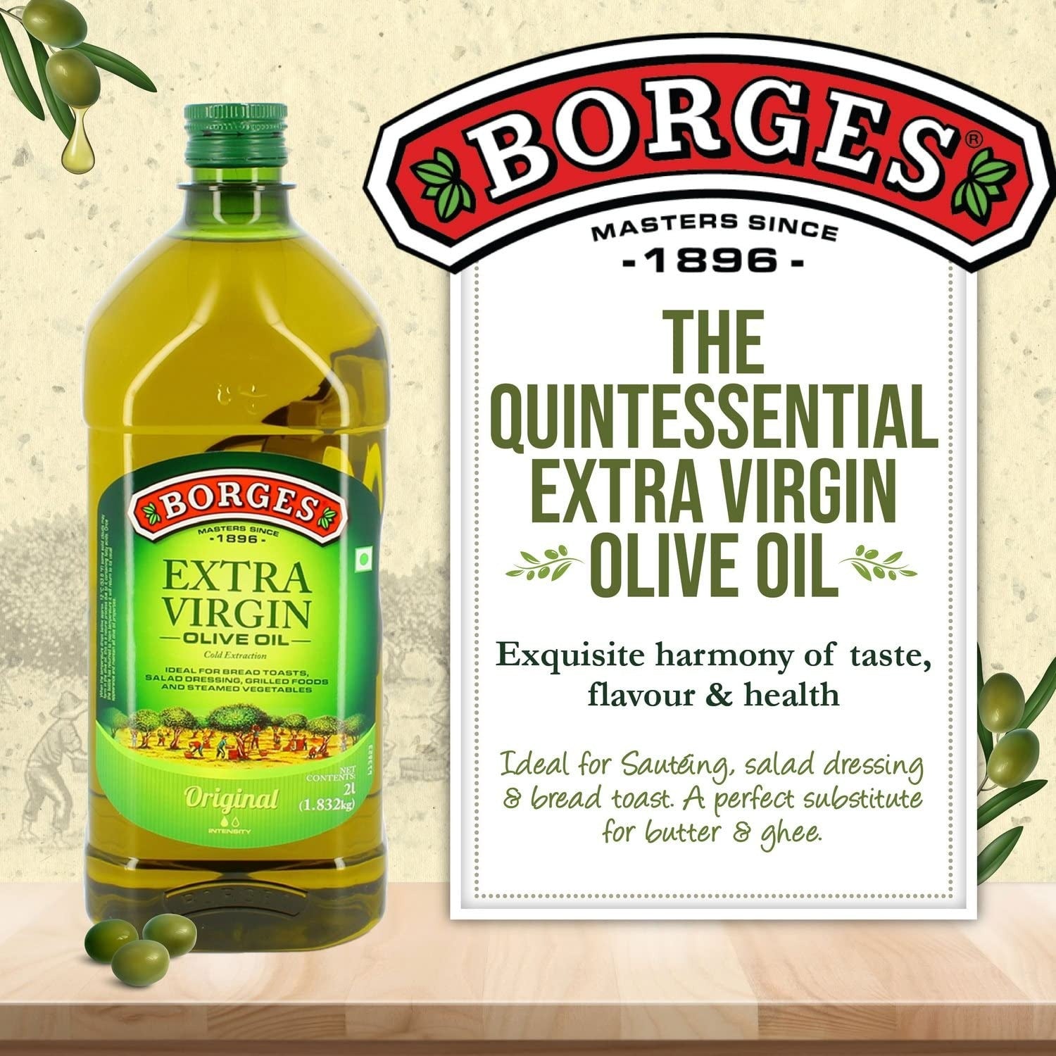 Borges Extra Virgin Olive Oil 2L