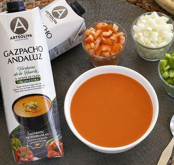 Arteoliva Gazpacho Andaluz with Extra Virgin Olive Oil