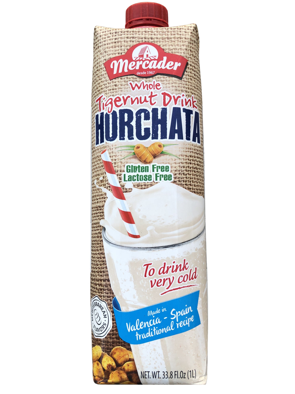 Mercader Whole Tigernut Drink Horchata – 33.8 oz