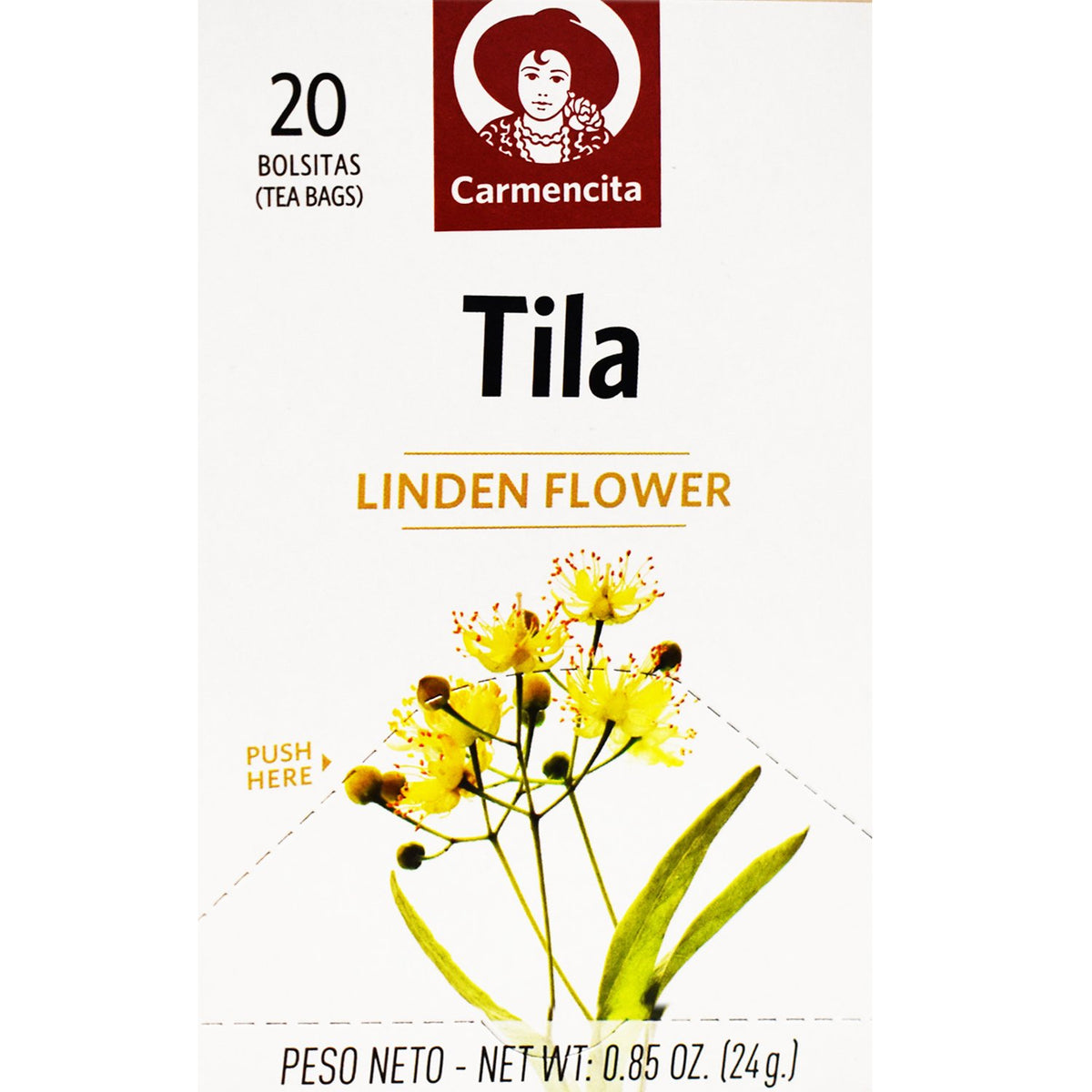 Carmencita Linden Flower Tea (Tila / Tilo) by Carmencita 20 Tea Bags