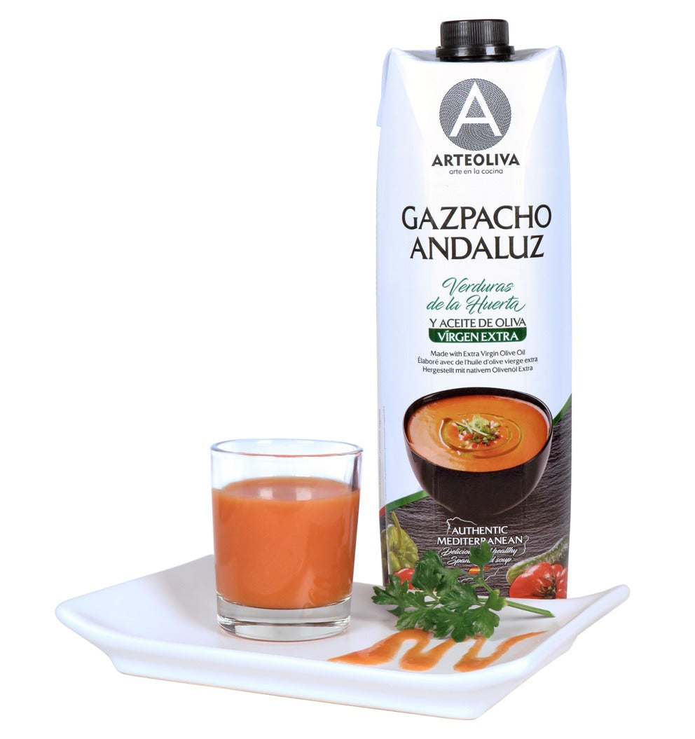 Arteoliva Gazpacho Andaluz with Extra Virgin Olive Oil